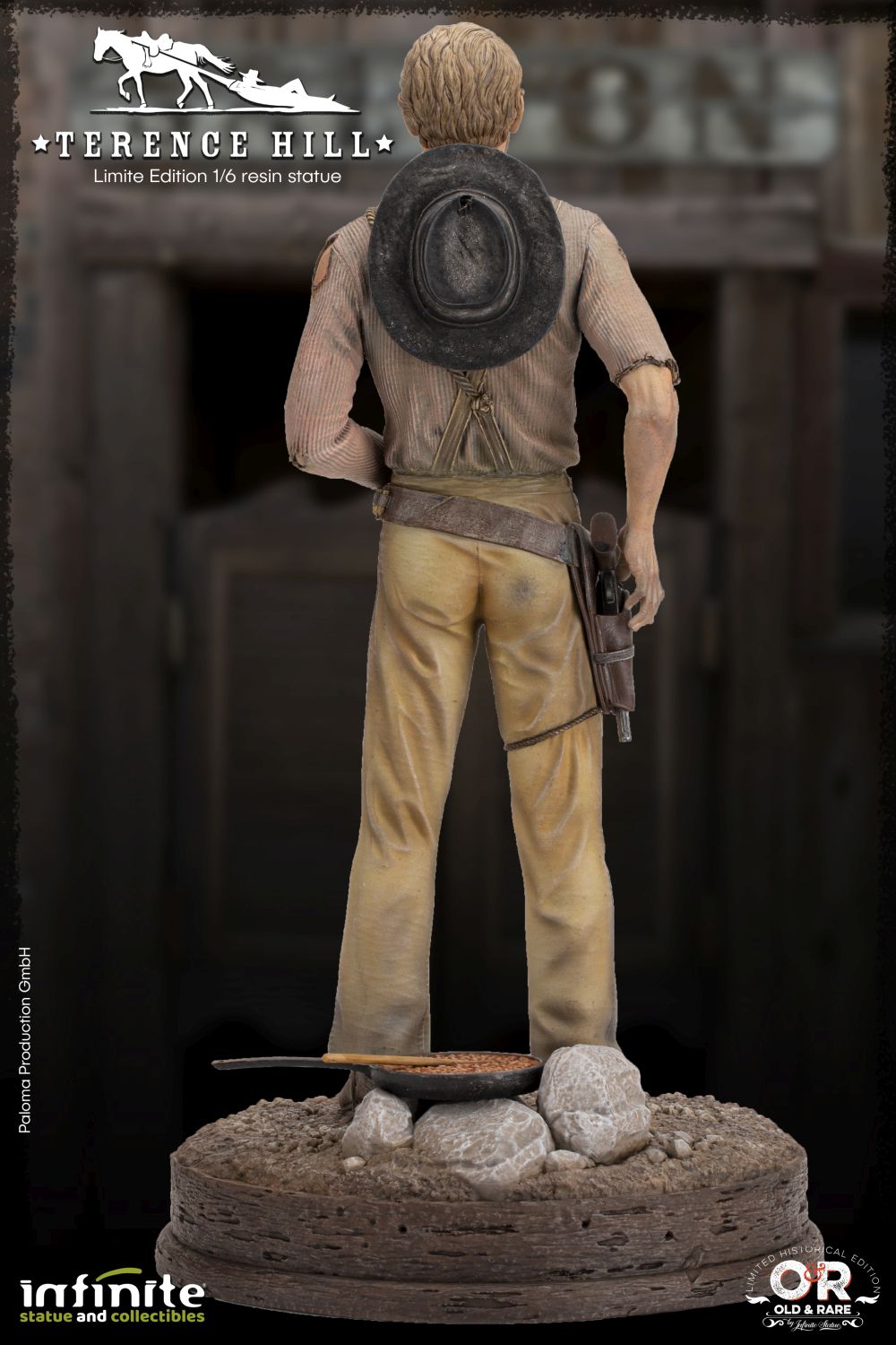INFINITE STATUE - Terence Hill Old & Rare 1:6 Resin Statue