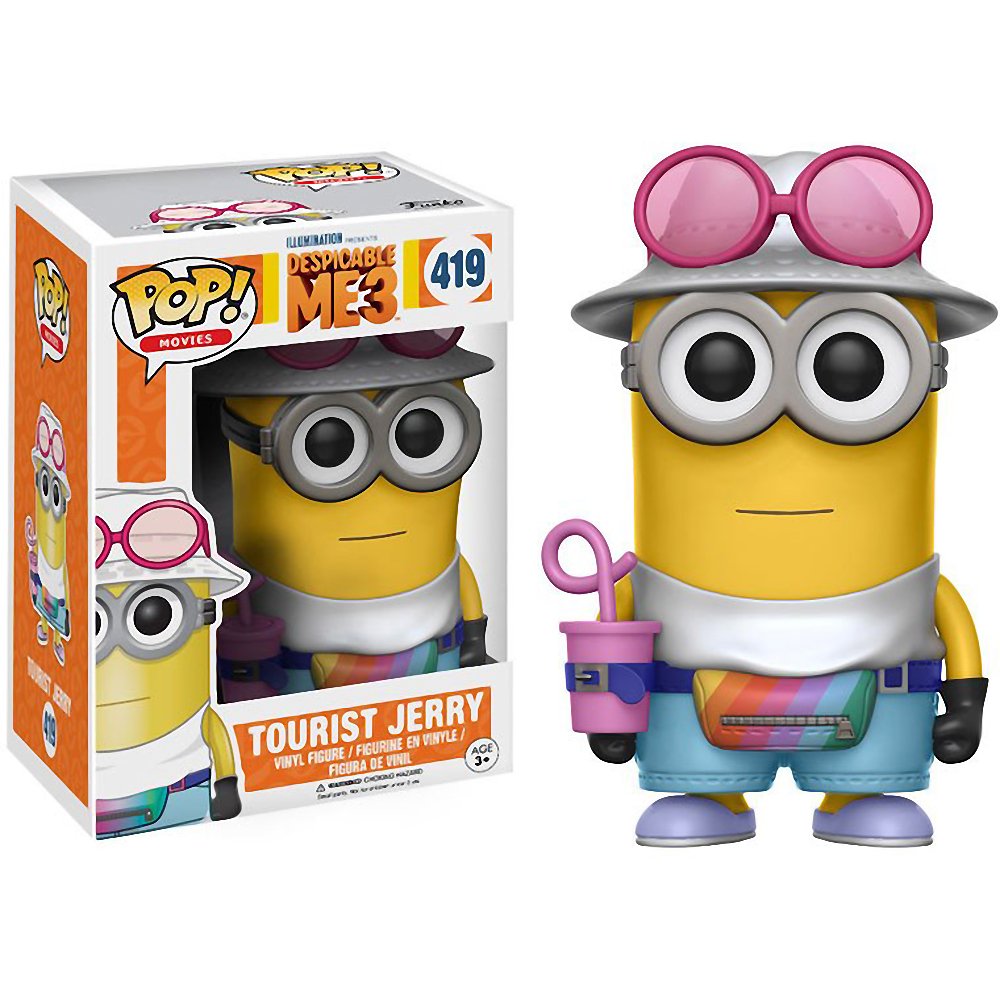 FUNKO - POP! Disney Desplicable Me 3 Tourist Jerry Metallic #419