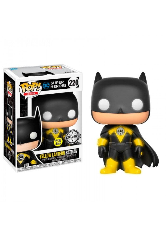 FUNKO - POP! DC Comics Yellow Lantern Batman Metallic GITD #220