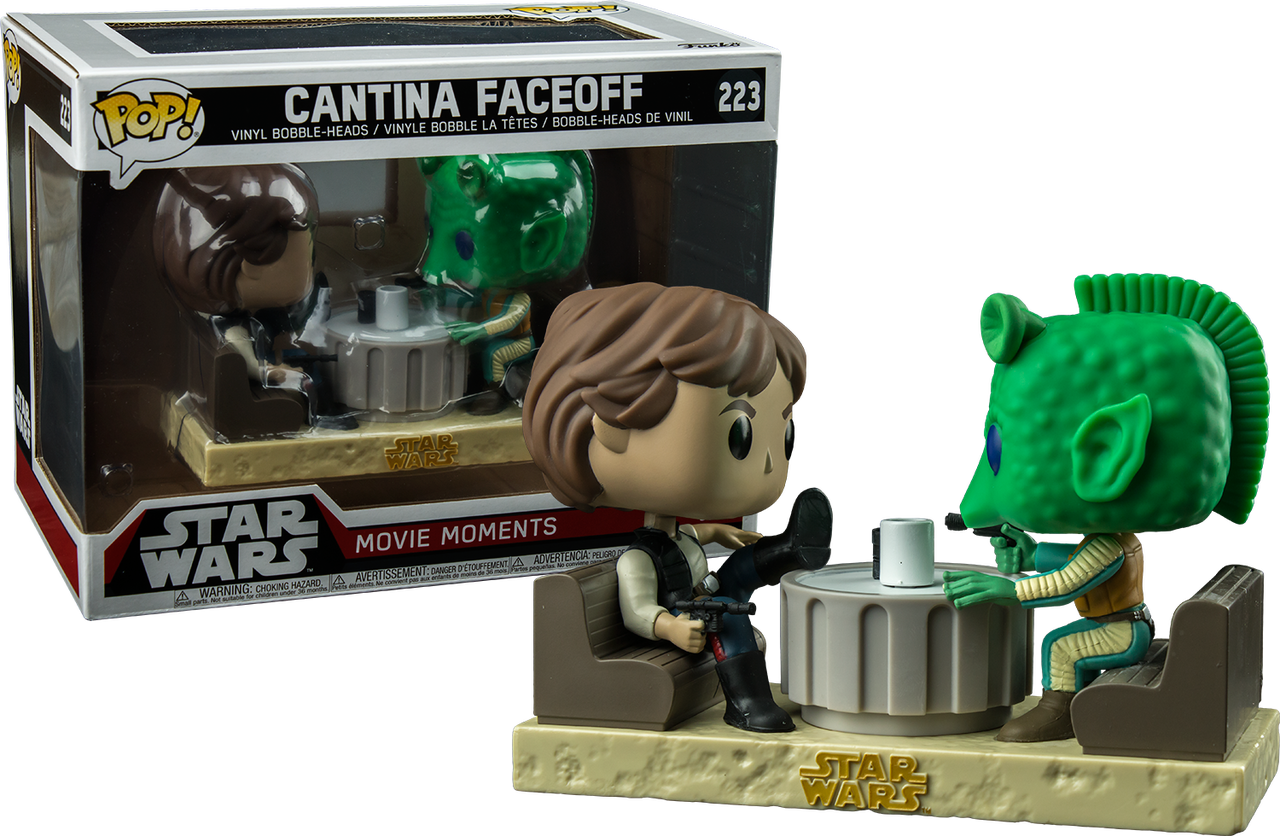 FUNKO - POP! Movie Moments Star Wars Han Solo # Greedo Cantina #223