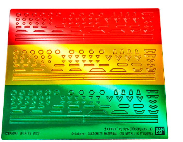 BANDAI - 30MM - Customize MateriaL 3D Metallic Seal #02 1/144
