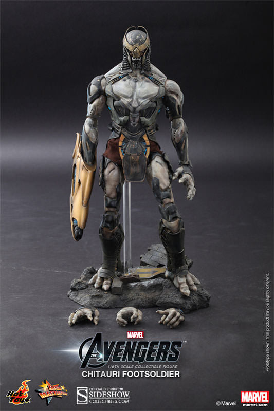 chikatoys　チカトイズ　threea　hottoys　1/6　フィギュア HOT TOYS - Marvel - Avengers - Chitauri Footsoldier - Movie