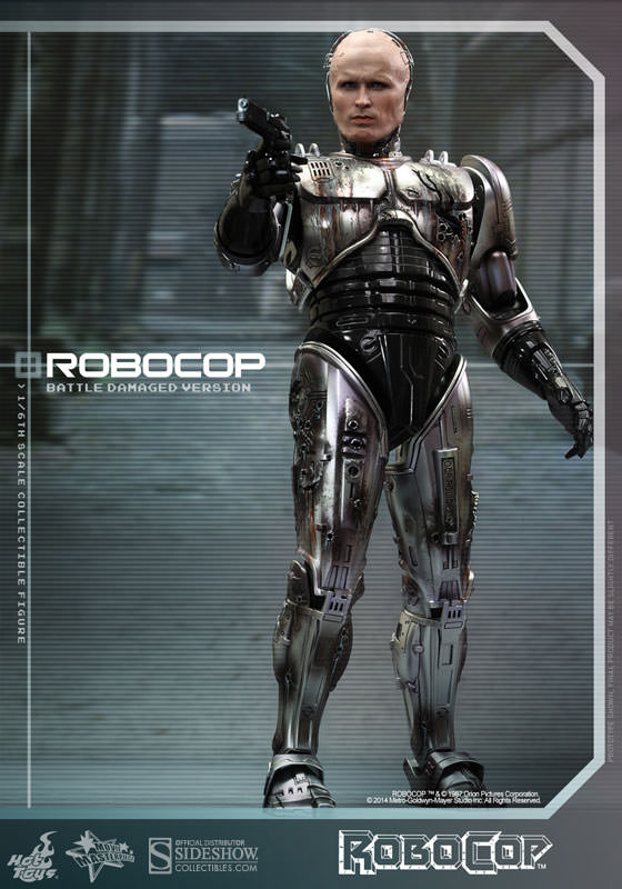 HOT TOYS - Robocop - Robocop (Battle Damaged Ver) & Alex Murphy - Movie Masterpiece 1:6 Action Doll