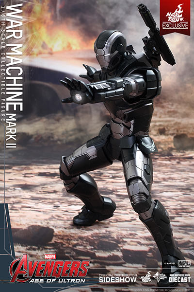 HOT TOYS - Marvel - Avengers Age of Ultron - War Machine Mark II - Die Cast Movie Masterpiece 1:6 Action Doll