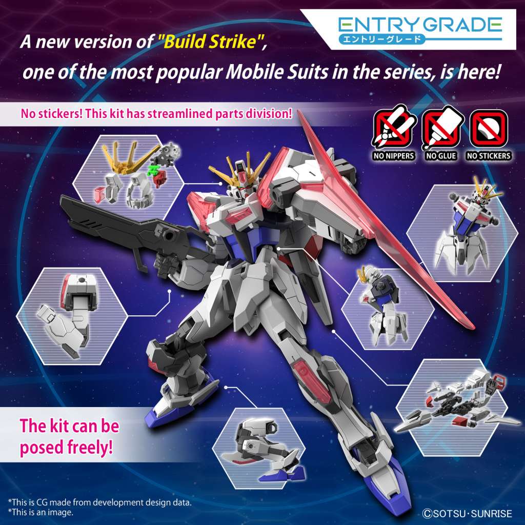BANDAI - Gunpla - Entry Grade - Build Strike Exceed Galaxy