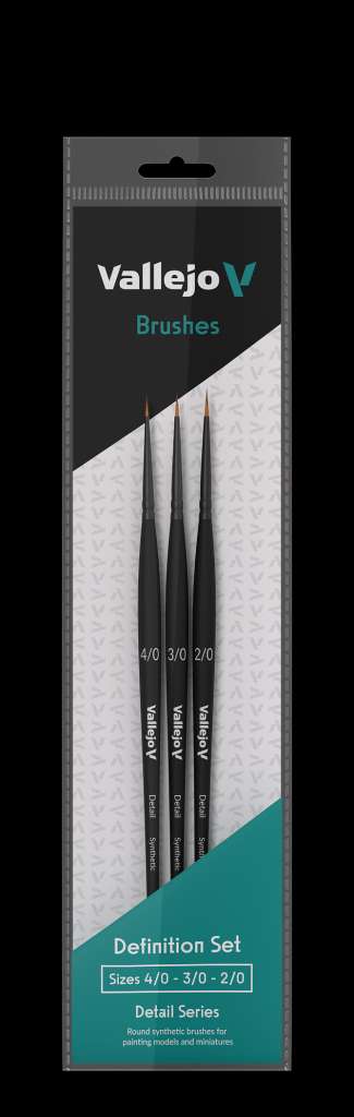 VALLEJO - Brush Detail Definition Syntheticc Set b02990