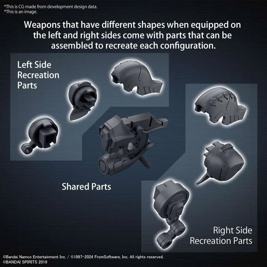 BANDAI - 30mm Option Parts Set Armored Core Vi Weapon Set 01