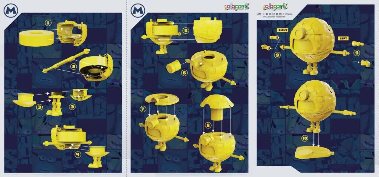 YOLOPARK - Despicable Me 4 Amk Superjerry Model Kit