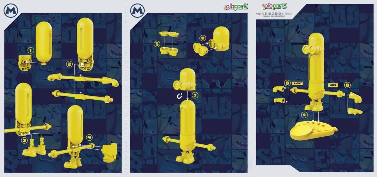 YOLOPARK - Despicable Me 4 Amk Supertim Model Kit