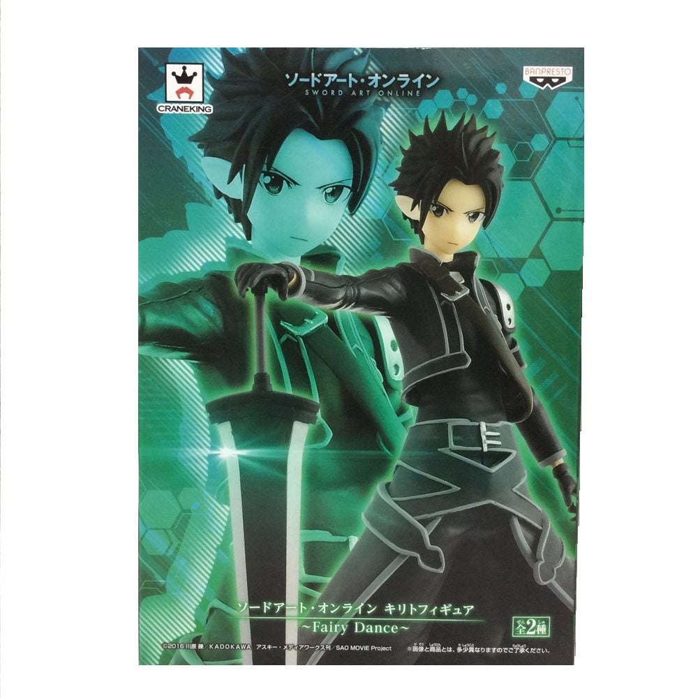 BANPRESTO - Sword Art OnLine - Kirito Figure Fairy Dance Pvc Statue