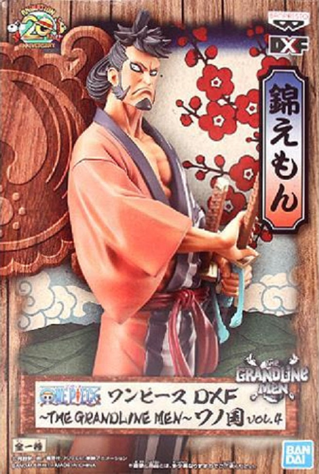 BANPRESTO - One Piece DXF Grandline Men Pvc Statue Wanokuni Vol. 4 Kin Emon 17 cm