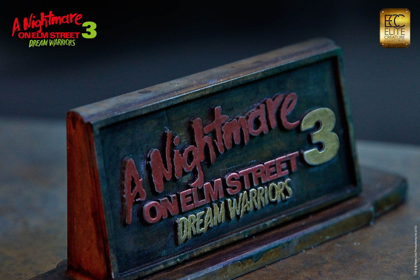 ECC ELITE CREATURE COLLECTIBLES - A Nightmare on Elm Street 3 Dream Warriors - Freddy Krueger - 1:1 Scaled Bust