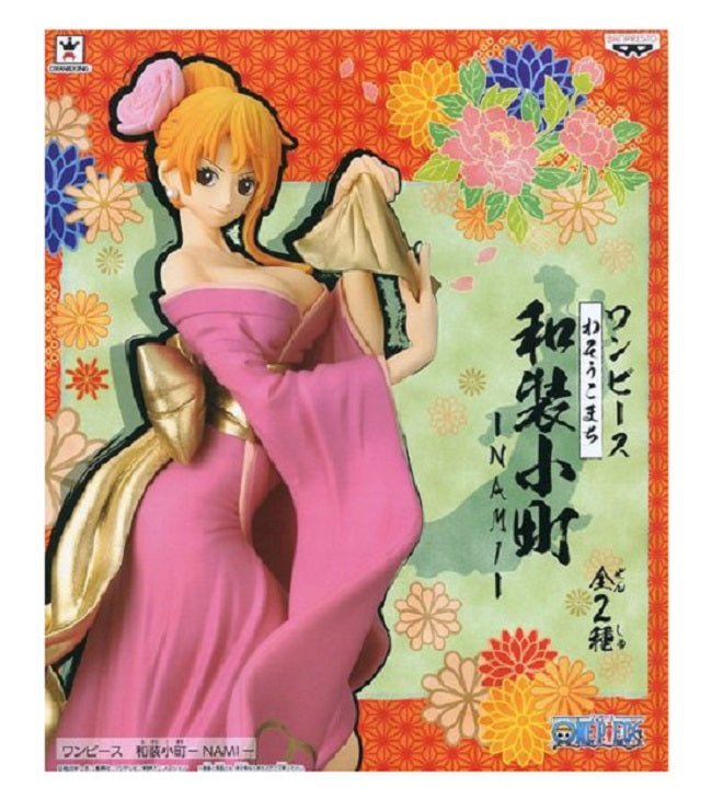 BANPRESTO - One Piece Nami Kimono Rosa Pvc Statue