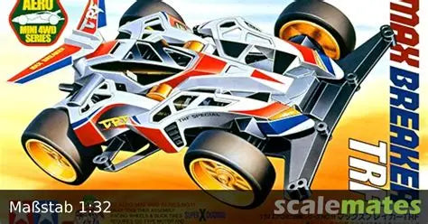 TAMIYA 1:32 MINI 4WD MAX BREAKER TRF SUPER X CHASSIS CON MOTORE INCL ART 19611 TAMIYA 1:32 MINI 4WD MAX BREAKER TRF SUPER X CHASSIS CON MOTORE INCL ART 19611