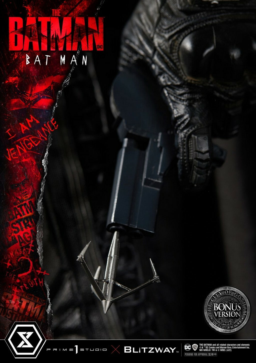 PRIME 1 STUDIOS - Dc Comics - The Batman - Dc Comics - Batman Bonus Ver 1:3 Scale Statue