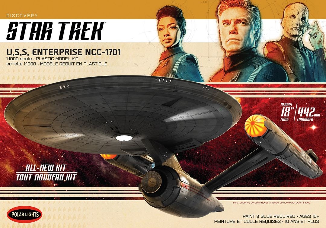 POLAR LIGHTS - Star Trek Discovery U.S.S. Enetrprise 1/1000