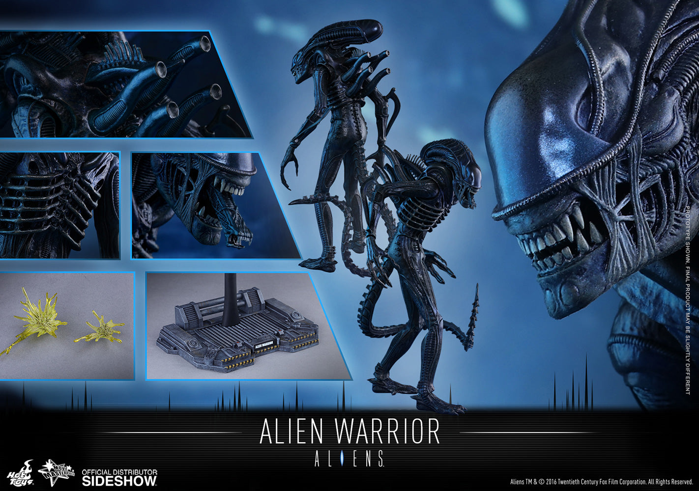 HOT TOYS - Aliens - Alien Warrior - Movie Masterpiece 1:6
