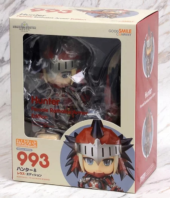CAPCOM - Monster Hunter 4 Nendoroid Pvc Action Figure Hunter Female Rathalos Armor Edition 10 cm 993