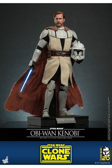 HOT TOYS Star Wars The Clone Wars 1:6 Action Doll Obi-Wan Kenobi