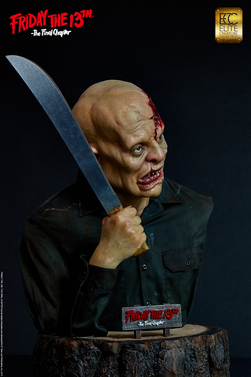 ELITE CREATURE COLLECTIBLES - Friday the 13th: The Final Chapter - Jason - 1:1 Scaled Bust