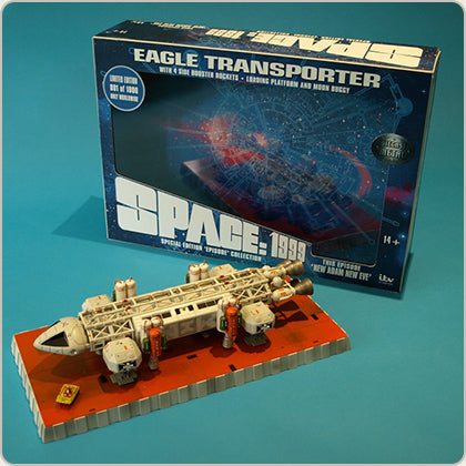 SIXTEEN 12 - Space 1999 - Eagle Transporter Limited Edition Set 4 New Adam New Eve - Die Cast Collection