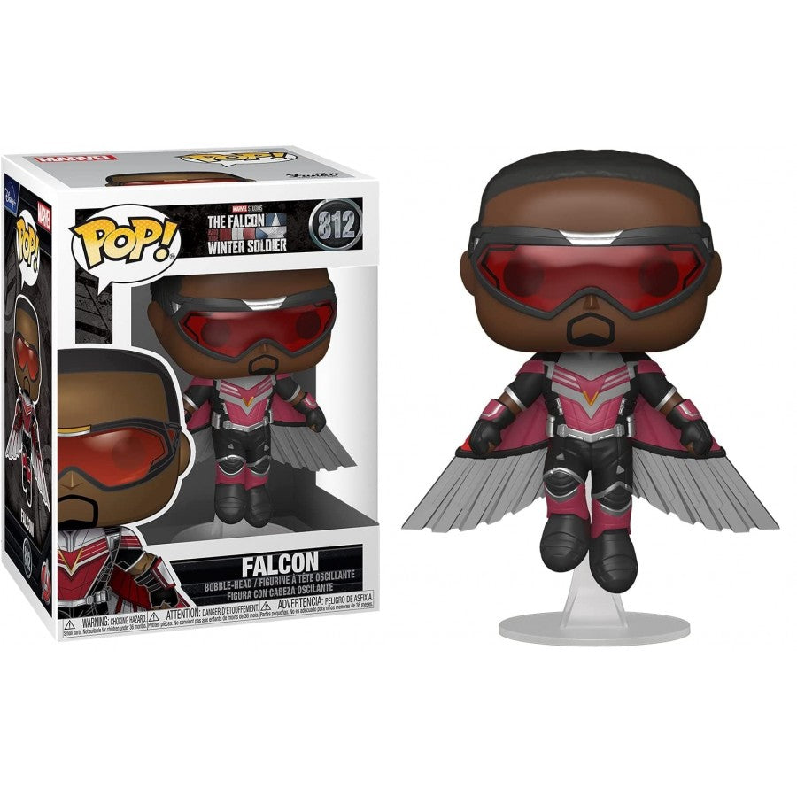FUNKO - POP! Marvel - The Falcon and The Winter Soldier Vinyl Figure Falcon Flying #812
