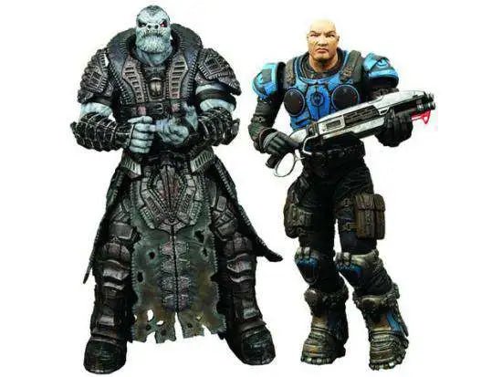 NECA - Gears of War General Raam vs. Lt. Minh Young Kim Action Figure 2-Pack
