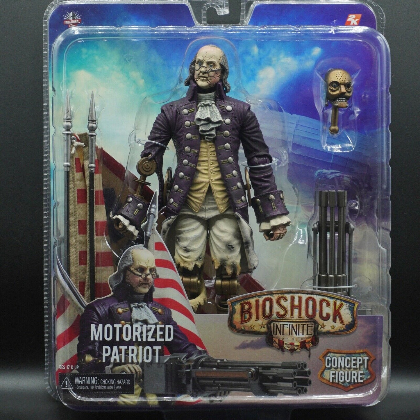 NECA - Bioschock Infinite 2014 Benjamin Franklin Motorizzata Patriot Concept