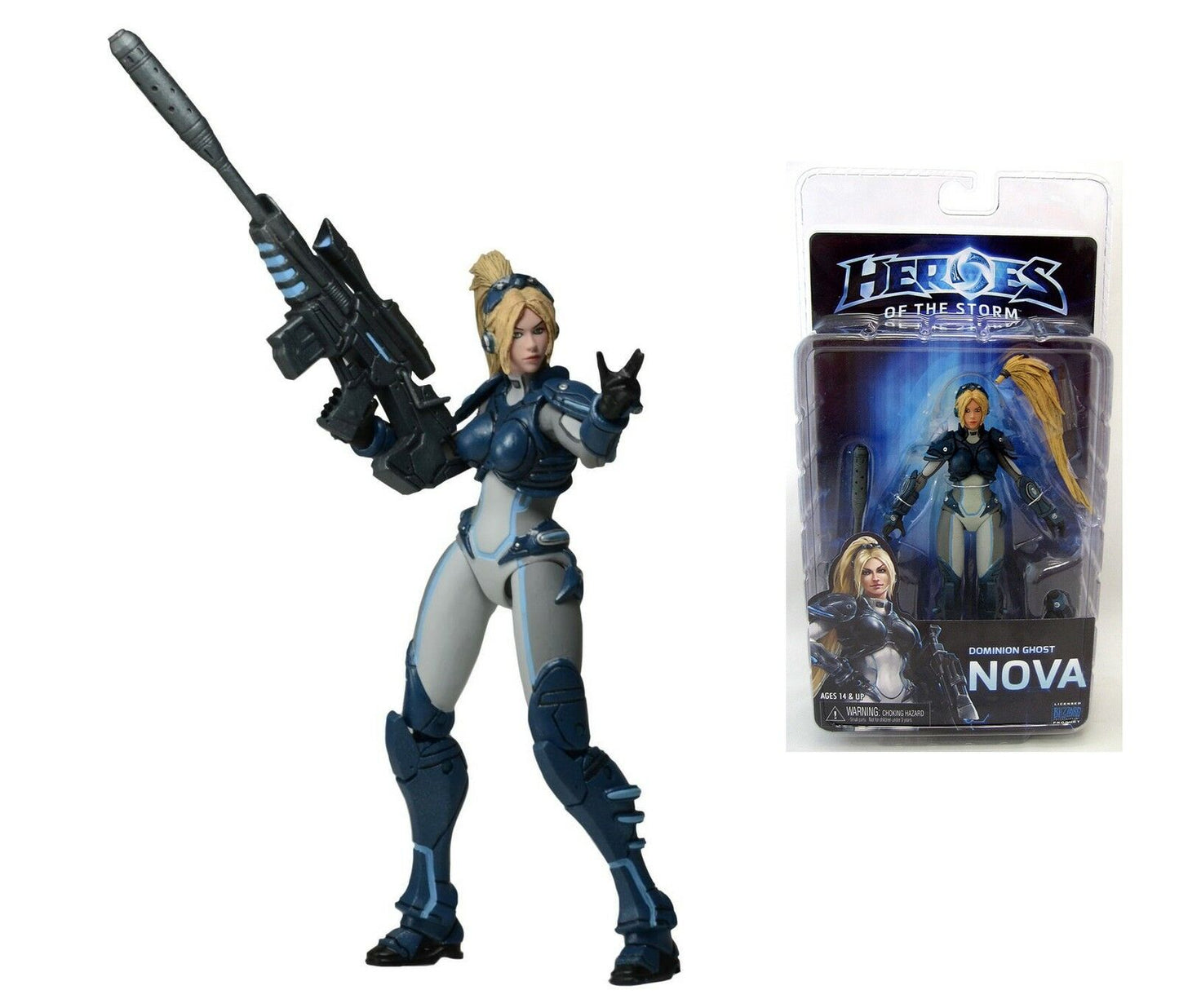 NECA - Heroes of theStorm Dominion Ghost Nova Action Figure
