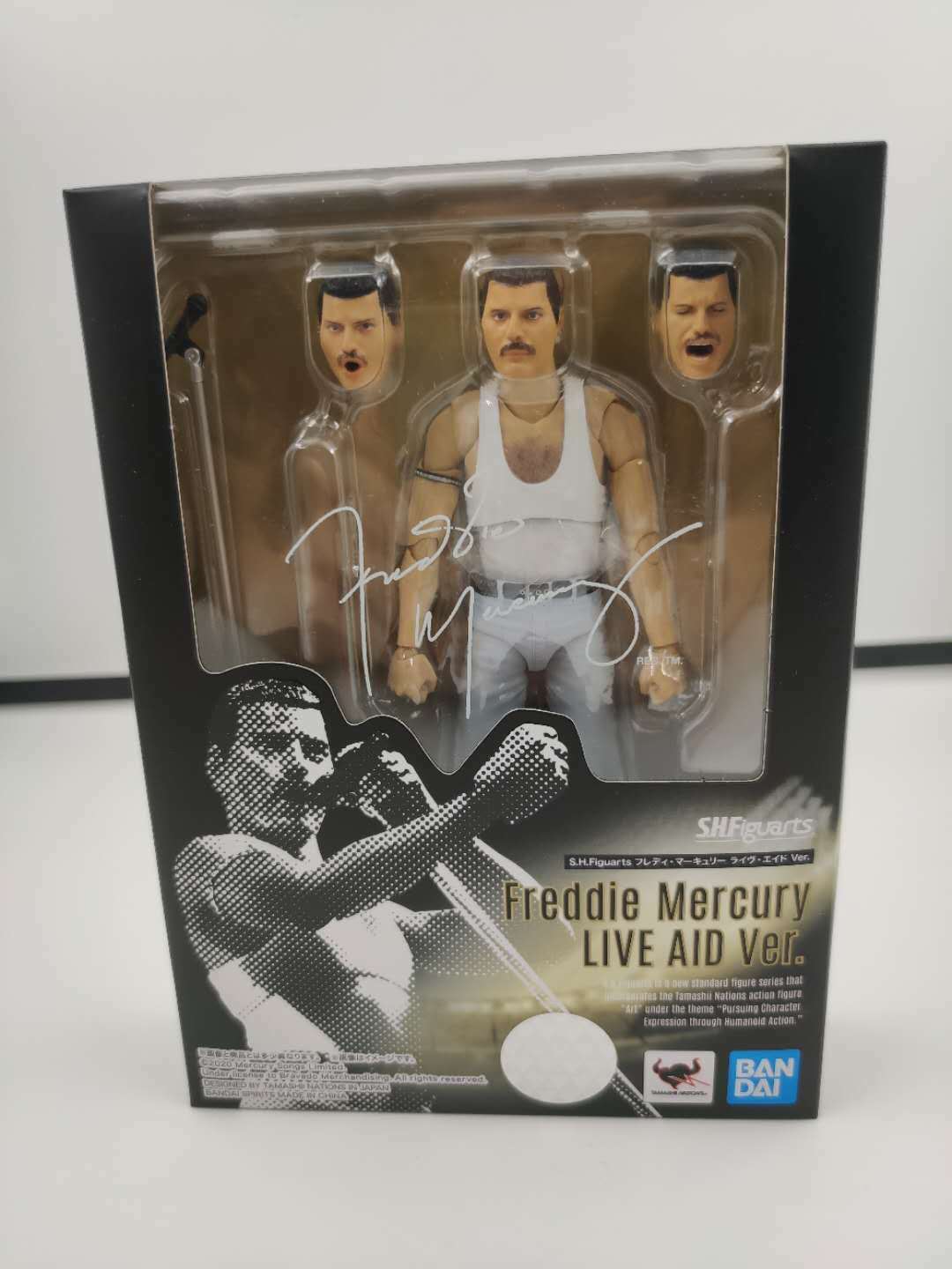 BANDAI - Freddie Mercury Live Aid S.H. Figuarts Action Figure