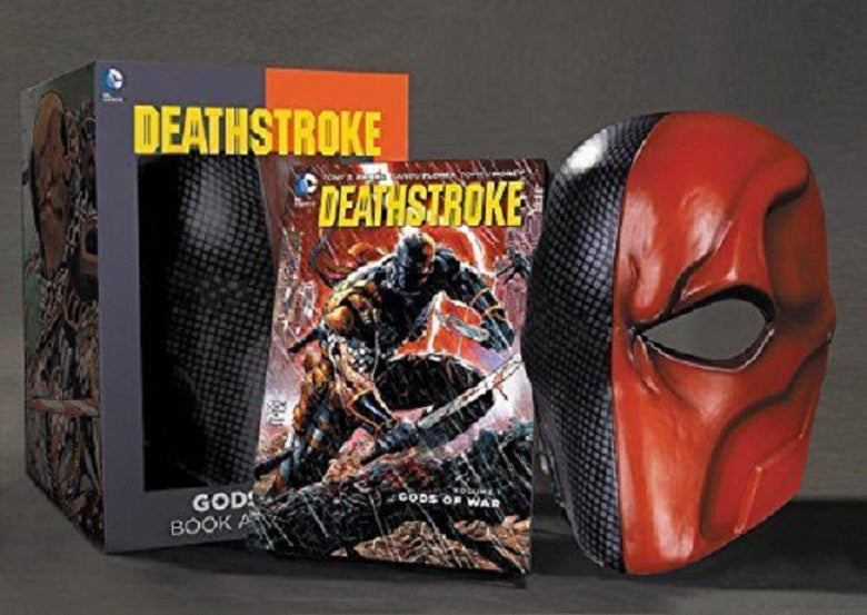 DC COMICS - Dc Comics - Deathstroke Book & Mask Set