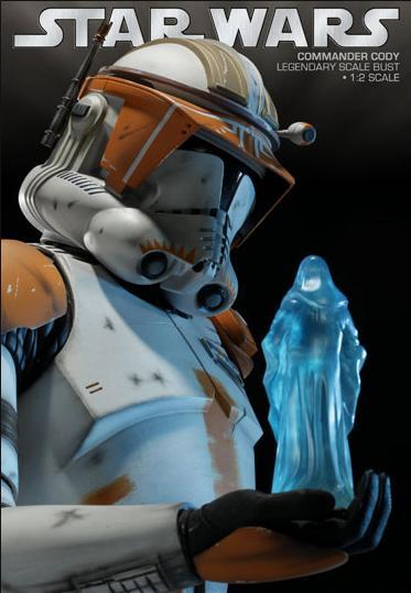 SIDESHOW - Star Wars - Commander Cody - Legendary Scale Bust 1:2