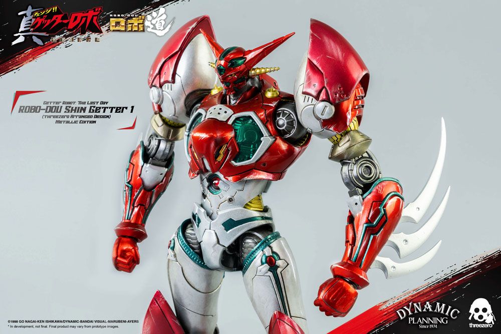 THREEZERO - Getter Robot The Last Day Robo-Dou Action Figure Shin Getter 1 Metallic Edition