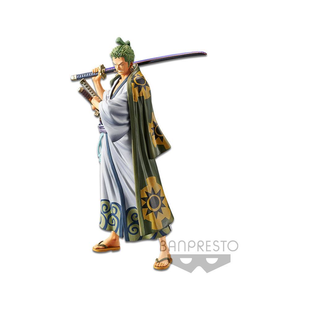 BANPRESTO - One Piece DXF Grandline Men Pvc Statue Wanokuni Vol. 2 Zoro