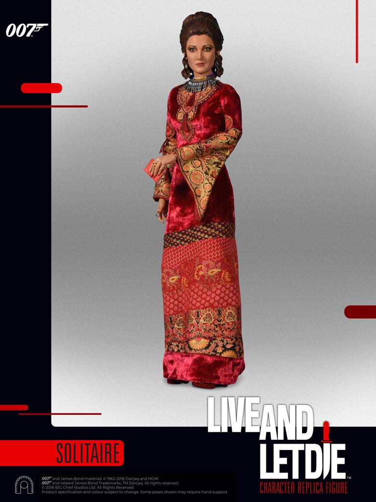 BIB CHIE STUDIO - James Bond Live and Let Die Collector Figure Series Action Figure 1:6 Solitaire