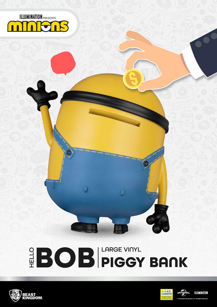 BEAST KINGDOM - Disney - Despicable Me Piggy Vinyl Bank Hello Bob