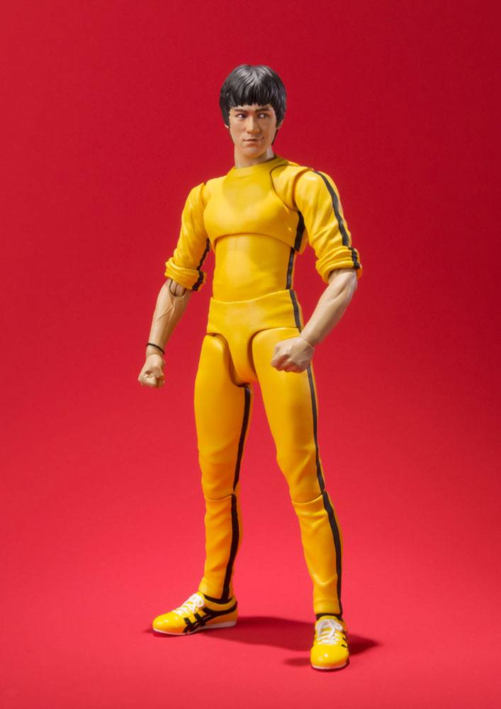 BANDAI - Bruce Lee S.H. Figuarts Action Figure Yellow Track Suit
