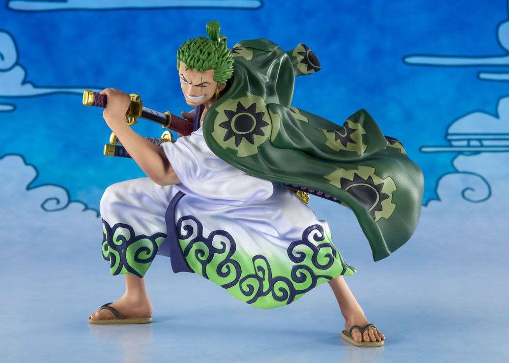 BANDAI - One Piece Figuarts Zero Pvc Statue Roronoa Zoro (Zorojuro)