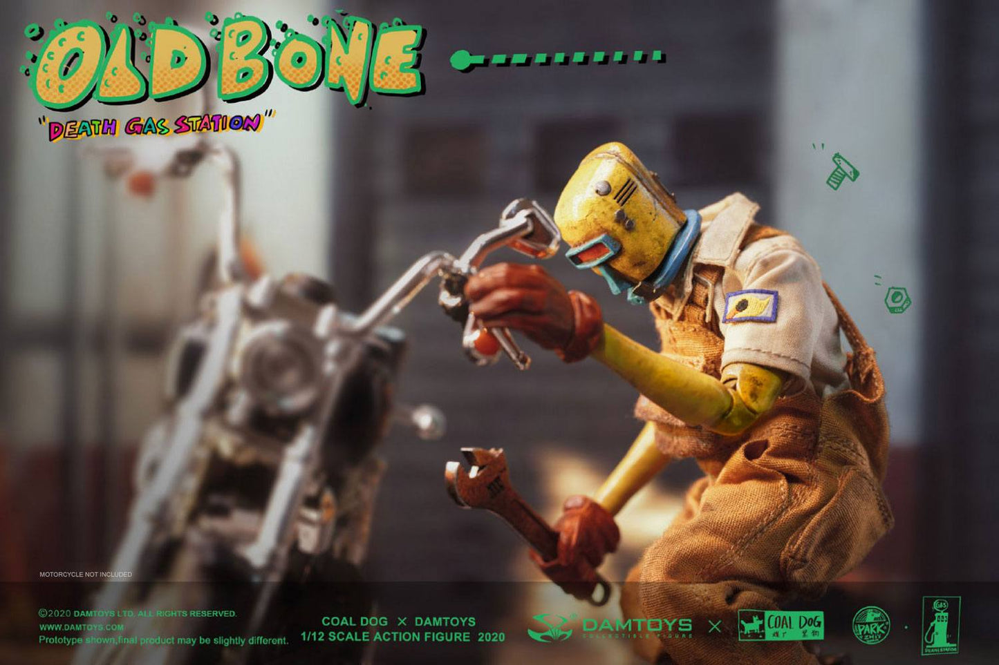 DAMTOYS - Death Gas Station Action Figure 1:12 Old Bone