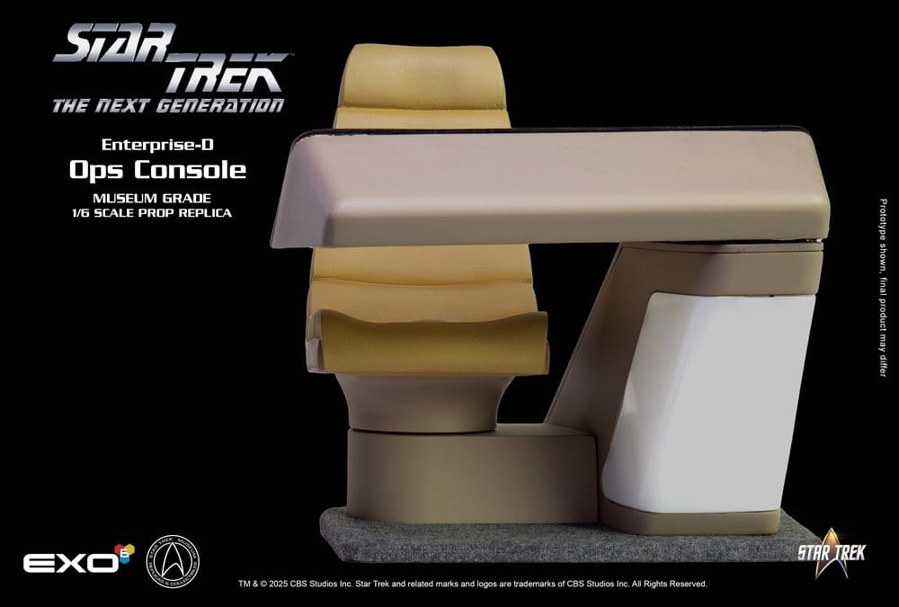 EXO-6 - Star Trek: The Next Generation Replica 1/6 Enterprise-D Bridge Consoles Set