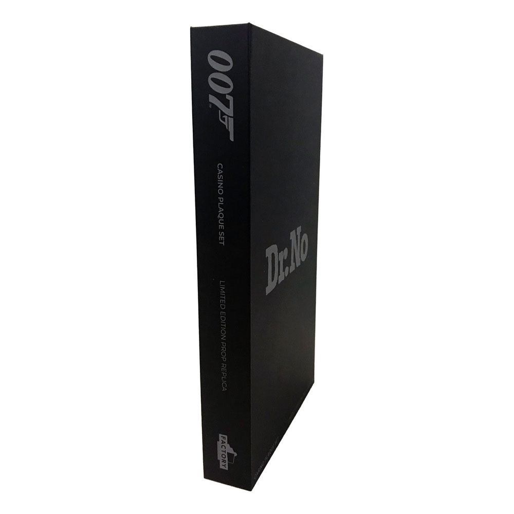 FACTORY ENTERTAINMENT - James Bond Replica 1:1 Dr. No Casino Plaques Limited Edition