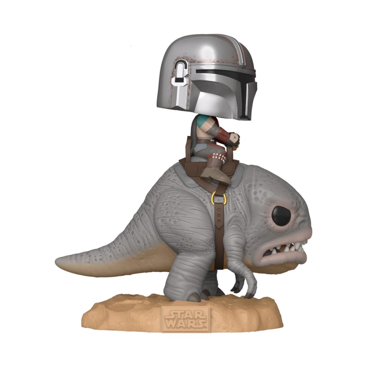 FUNKO - POP! Star Wars The Mandalorian on Blurrg DeLuxe 18 cm