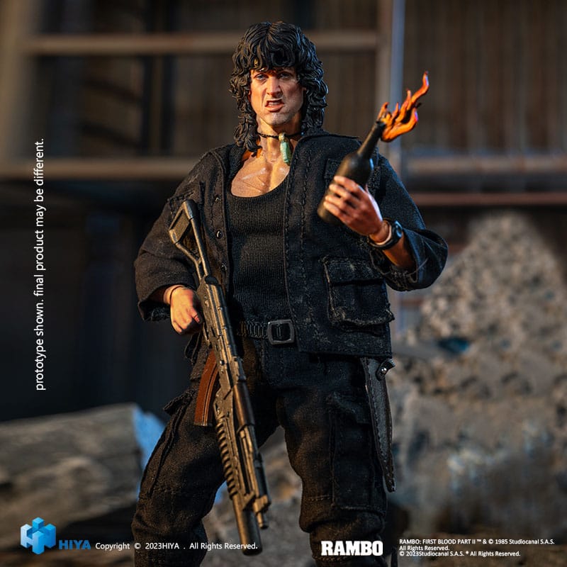HIYA - First Blood II Exquisite Super Series Actionfigur 1/12 First Blood III John Rambo
