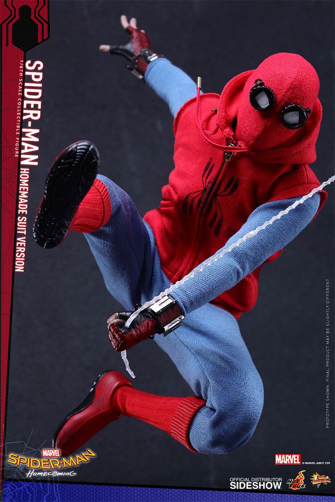 HOT TOYS - Spider-Man Homecoming Movie Masterpiece Action Figure 1/6 Spider-Man Homemade Suit Ver. MMS414