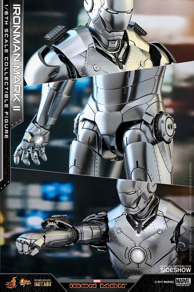 HOT TOYS - Iron Man 2 Diecast Movie Masterpiece Action Figure 1/6 Iron Man Mark II MMS431D20