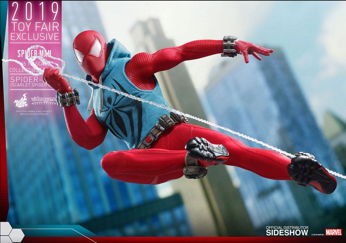 HOT TOYS - Marvel - Spider-Man VGM34 - Scarlett Spider Suit 2019 Toy Fair EXCLUSIVE - 1:6 Action Doll