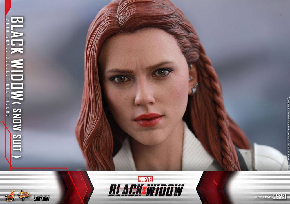 HOT TOYS - Marvel - Black Widow Movie Masterpiece 1:6 Action Doll Black Widow Snow Suit MMS601Ver MMS601