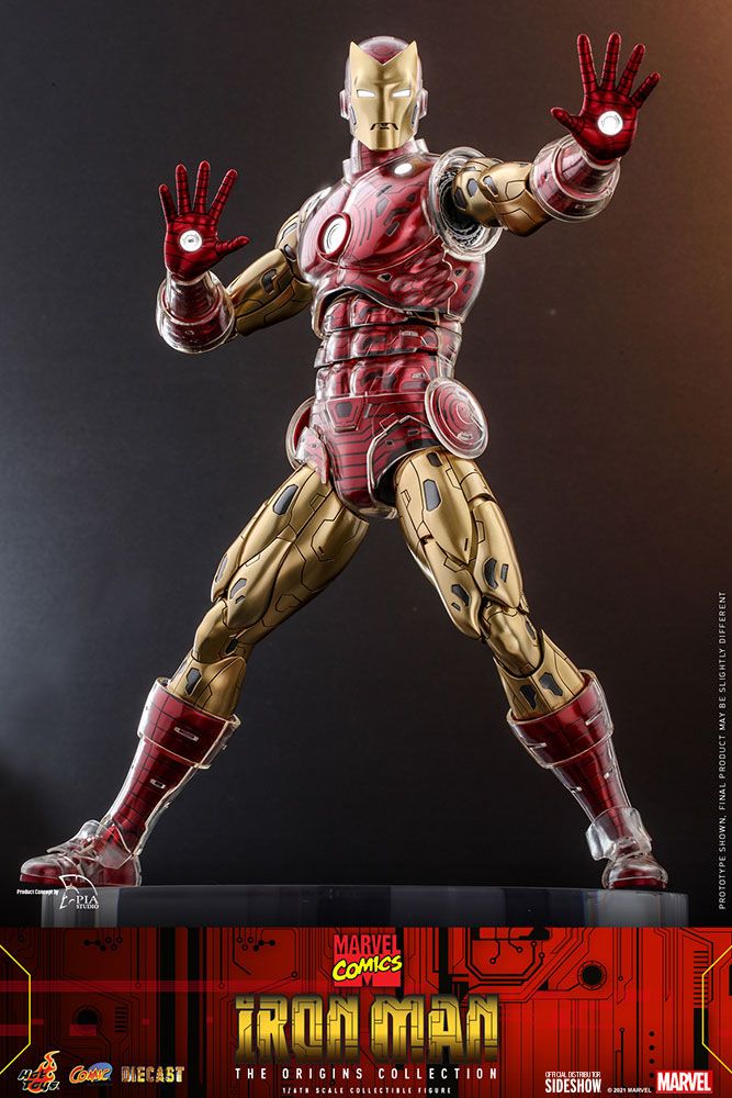 HOT TOYS - Marvel The Origins Collection Comic Masterpiece Action Figure 1/6 Iron Man CMS07-D37