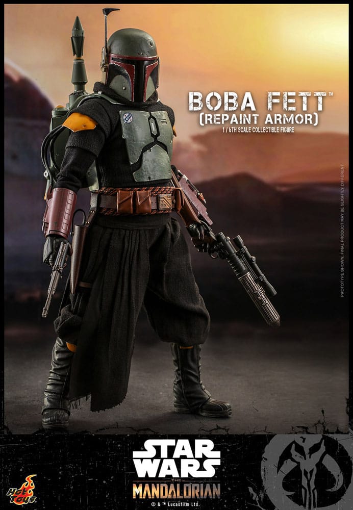 HOT TOYS - Star Wars: The Mandalorian Action Doll 1/6 Boba Fett Repaint Armor TSM055