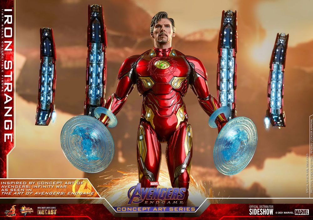 HOT TOYS - Marvel - Avengers Endgame Concept Art Series Pvc 1:6 Action Doll Iron Strange